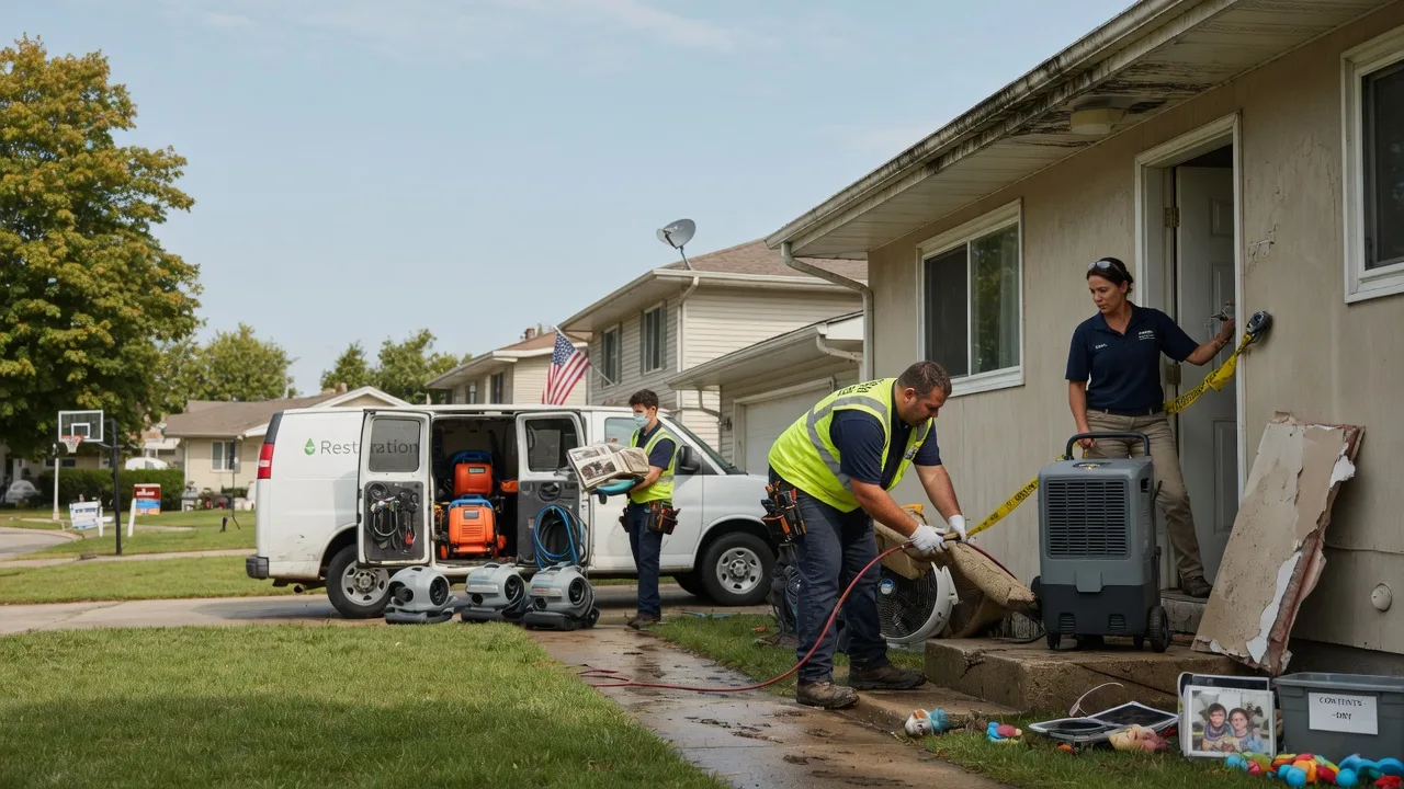 Water Damage Restoration in Four States, WV near me